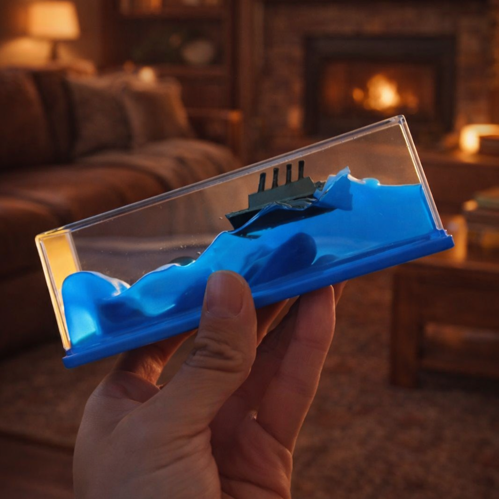 Creative Cruise Ship Fluid Drift Bottle