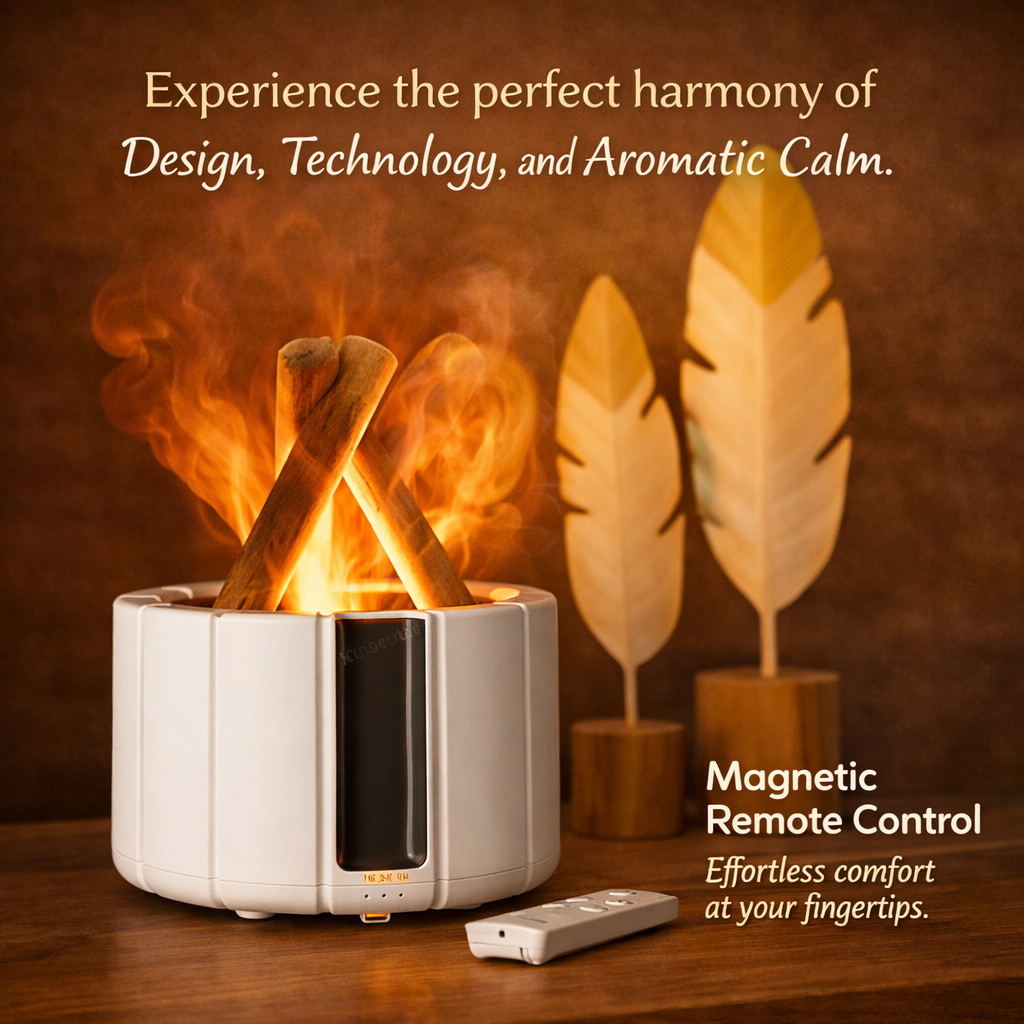 Simulated Flame Aroma Diffuser