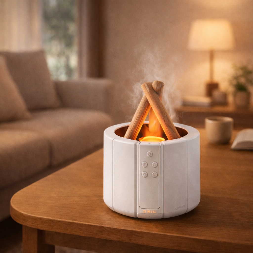 Simulated Flame Aroma Diffuser