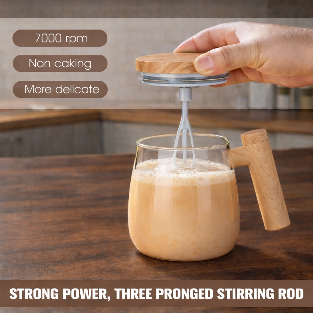 Electric Stirring Mug Self Mixing Glass