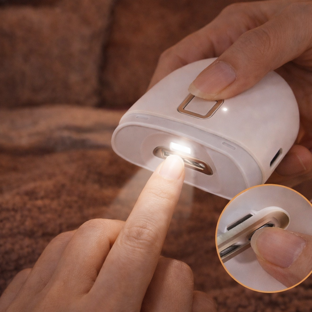 Electric Nail Clipper With Light